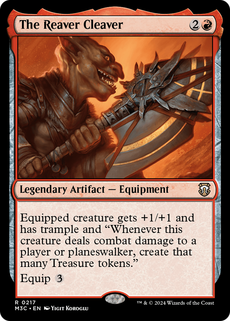 The Reaver Cleaver (Ripple Foil) [Modern Horizons 3 Commander] | Gear Gaming Fayetteville