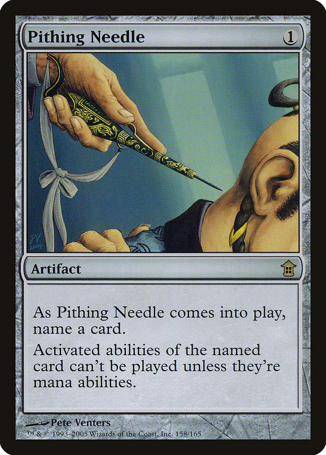 Pithing Needle [Saviors of Kamigawa] | Gear Gaming Fayetteville