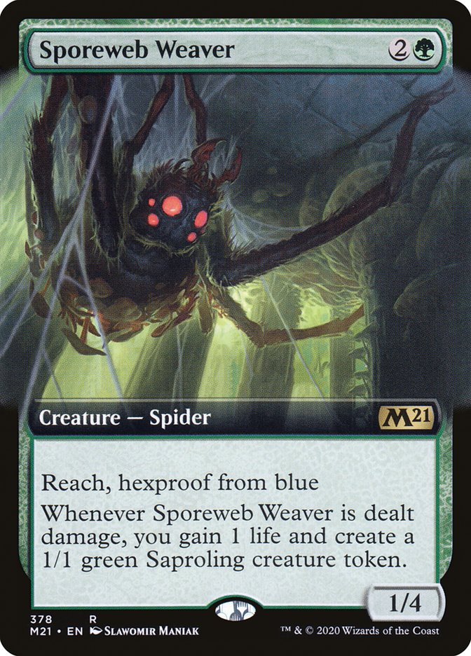 Sporeweb Weaver (Extended Art) [Core Set 2021] | Gear Gaming Fayetteville