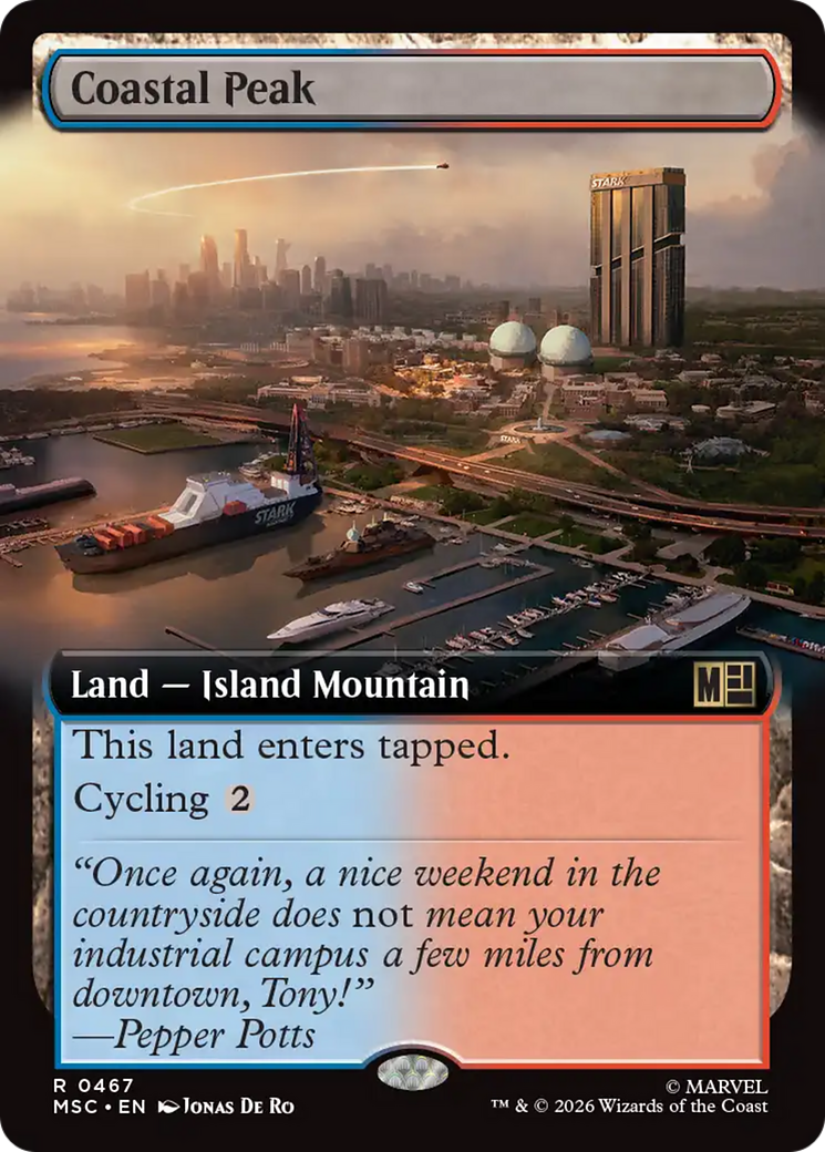 Coastal Peak (Extended Art) [Marvel Super Heroes Commander] | Gear Gaming Fayetteville