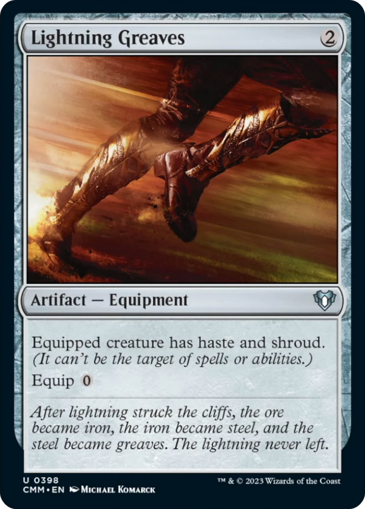 Lightning Greaves [Commander Masters] | Gear Gaming Fayetteville