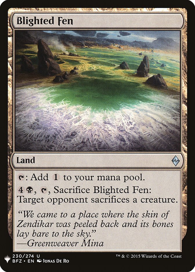 Blighted Fen [Mystery Booster] | Gear Gaming Fayetteville