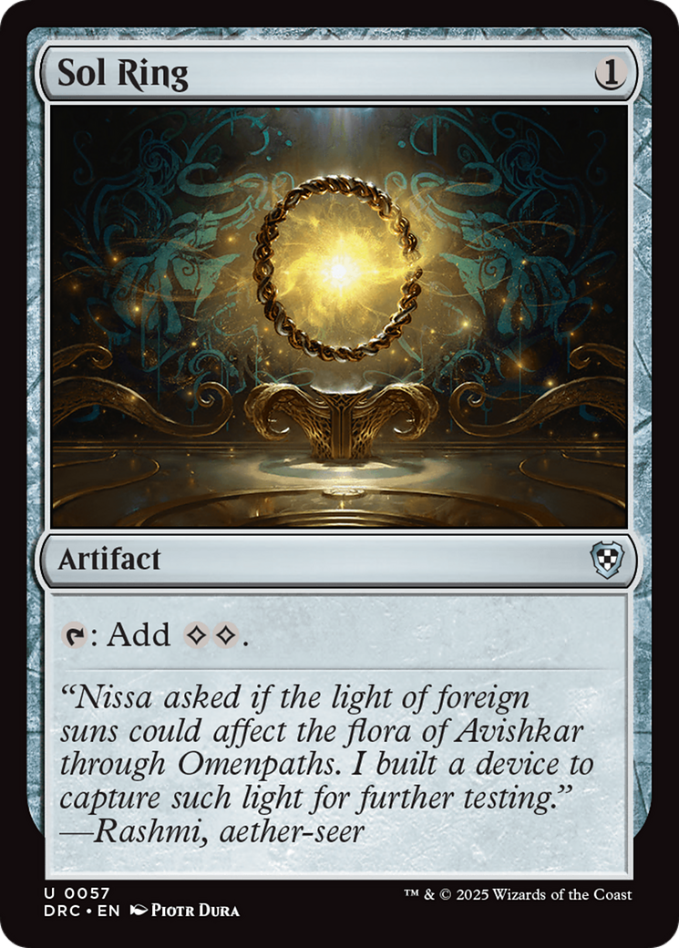 Sol Ring (0057) [Aetherdrift Commander] | Gear Gaming Fayetteville