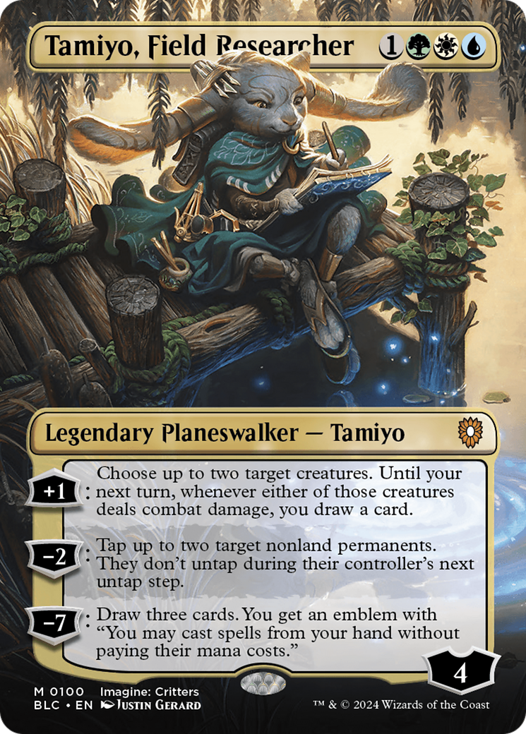 Tamiyo, Field Researcher (Borderless) [Bloomburrow Commander] | Gear Gaming Fayetteville