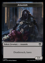 Treasure // Assassin Double-Sided Token [Commander Masters Tokens] | Gear Gaming Fayetteville