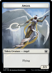 Angel (3) // Demon Double-Sided Token [March of the Machine Commander Tokens] | Gear Gaming Fayetteville