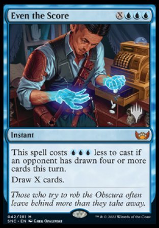 Even the Score (Promo Pack) [Streets of New Capenna Promos] | Gear Gaming Fayetteville