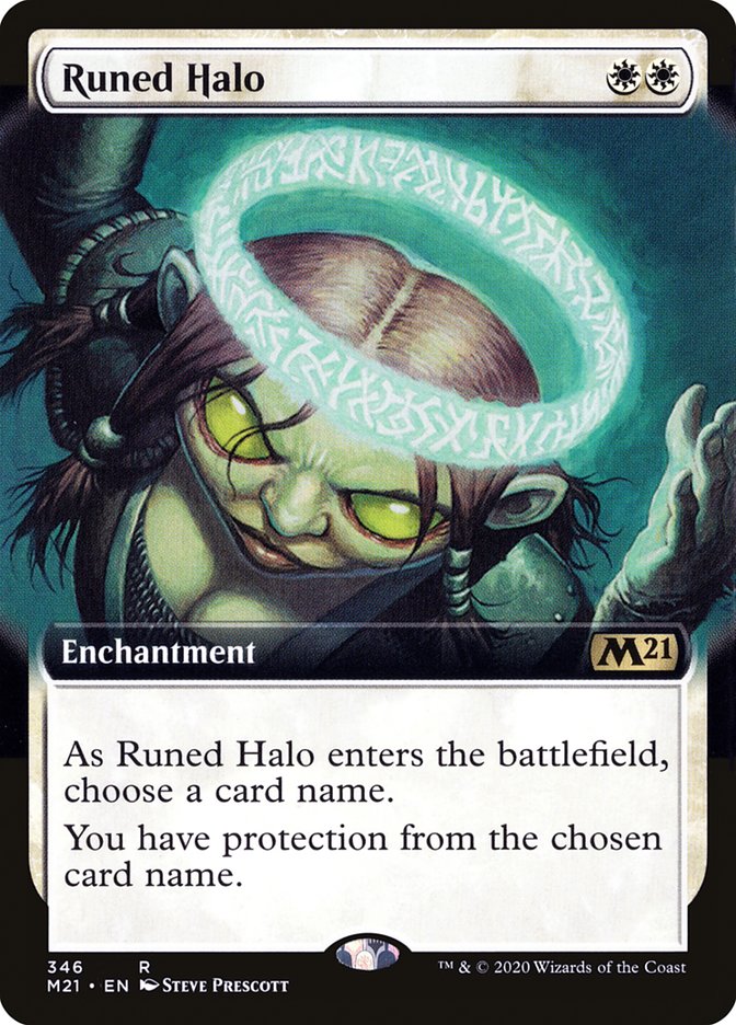 Runed Halo (Extended Art) [Core Set 2021] | Gear Gaming Fayetteville