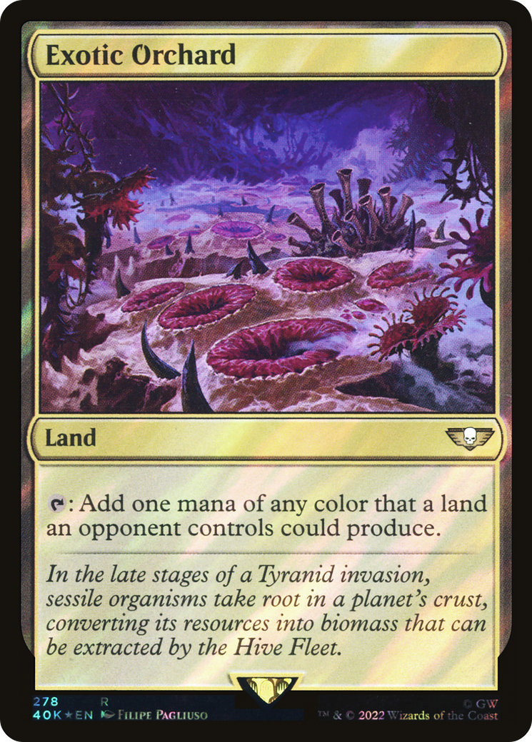 Exotic Orchard (Surge Foil) [Marvel Super Heroes Commander] | Gear Gaming Fayetteville