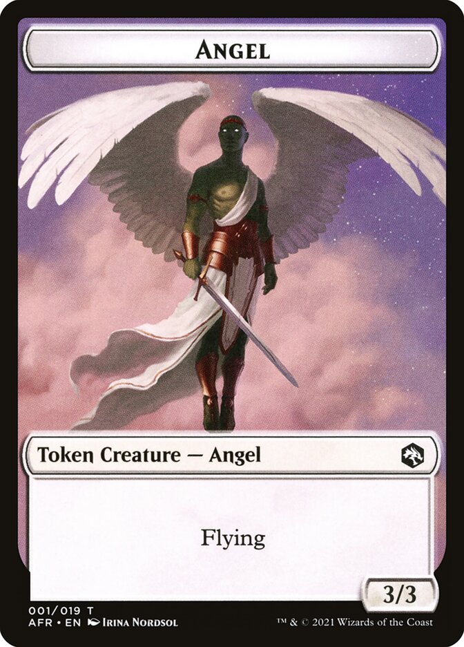 Angel // Dog Illusion Double-Sided Token [Dungeons & Dragons: Adventures in the Forgotten Realms Tokens] | Gear Gaming Fayetteville