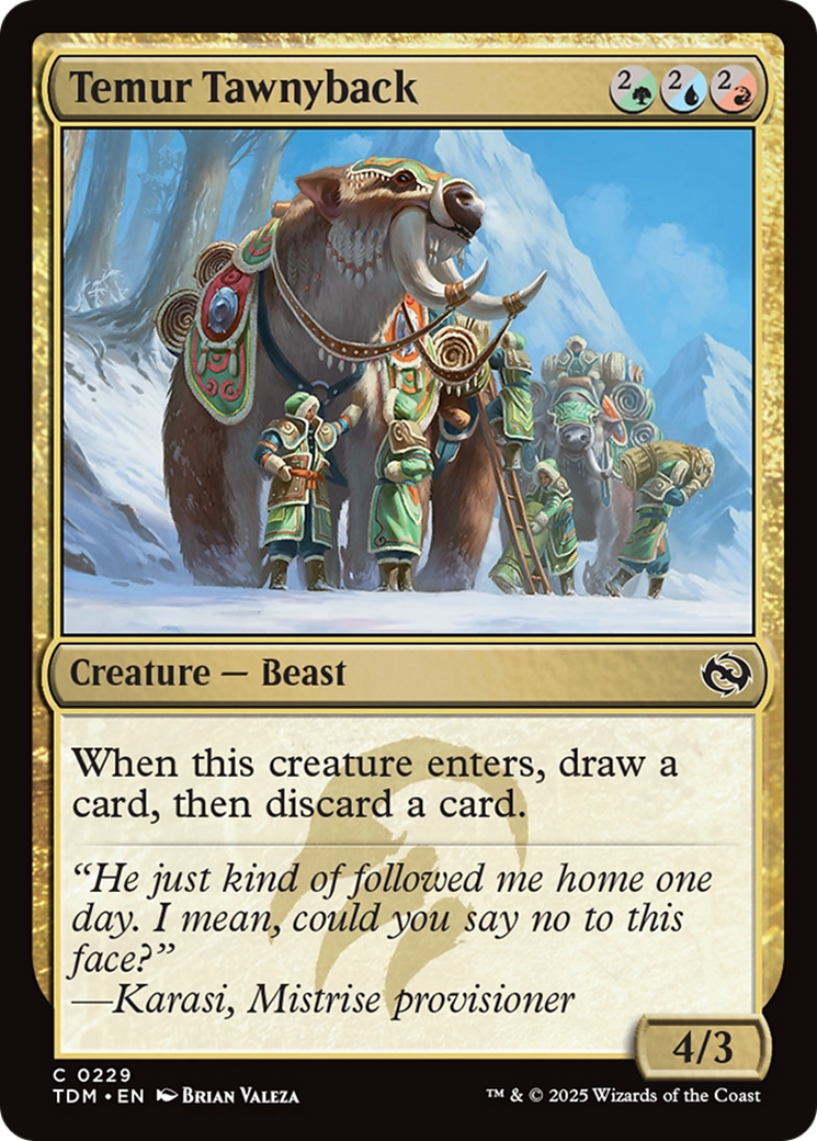 Temur Tawnyback [Tarkir: Dragonstorm] | Gear Gaming Fayetteville