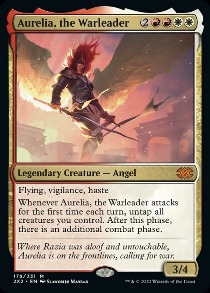 Aurelia, the Warleader [Double Masters 2022] | Gear Gaming Fayetteville