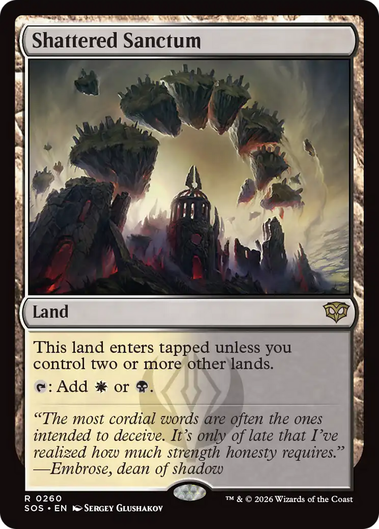 Shattered Sanctum [Secrets of Strixhaven] | Gear Gaming Fayetteville