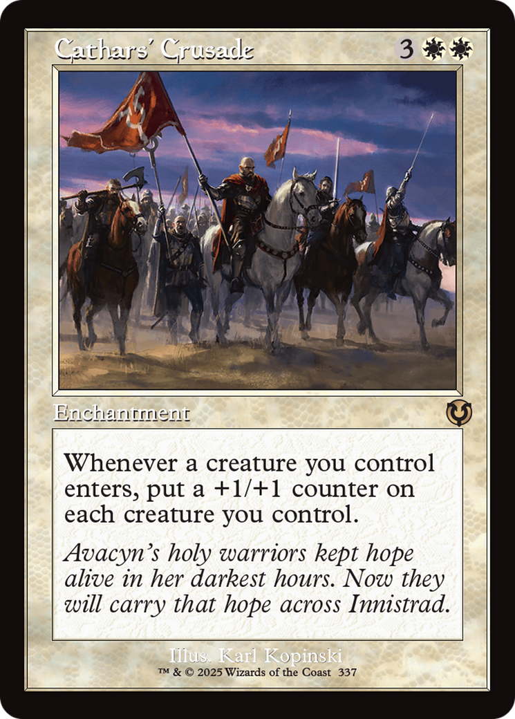 Cathars' Crusade (Retro Frame) [Innistrad Remastered] | Gear Gaming Fayetteville