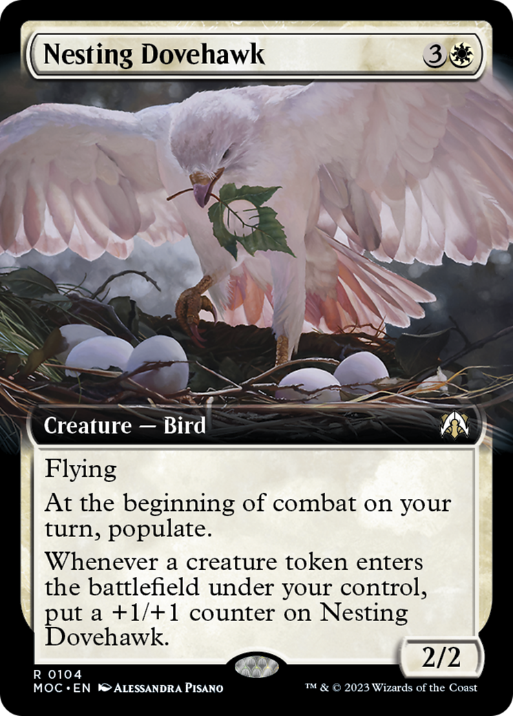 Nesting Dovehawk (Extended Art) [March of the Machine Commander] | Gear Gaming Fayetteville