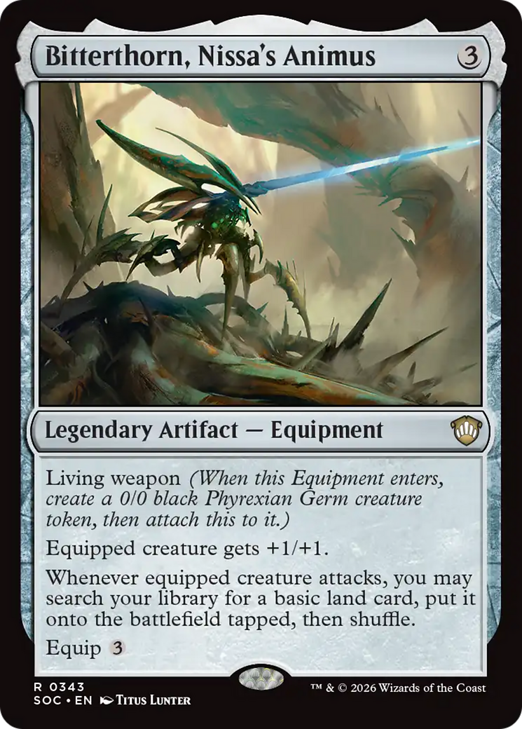 Bitterthorn, Nissa's Animus [Secrets of Strixhaven Commander] | Gear Gaming Fayetteville