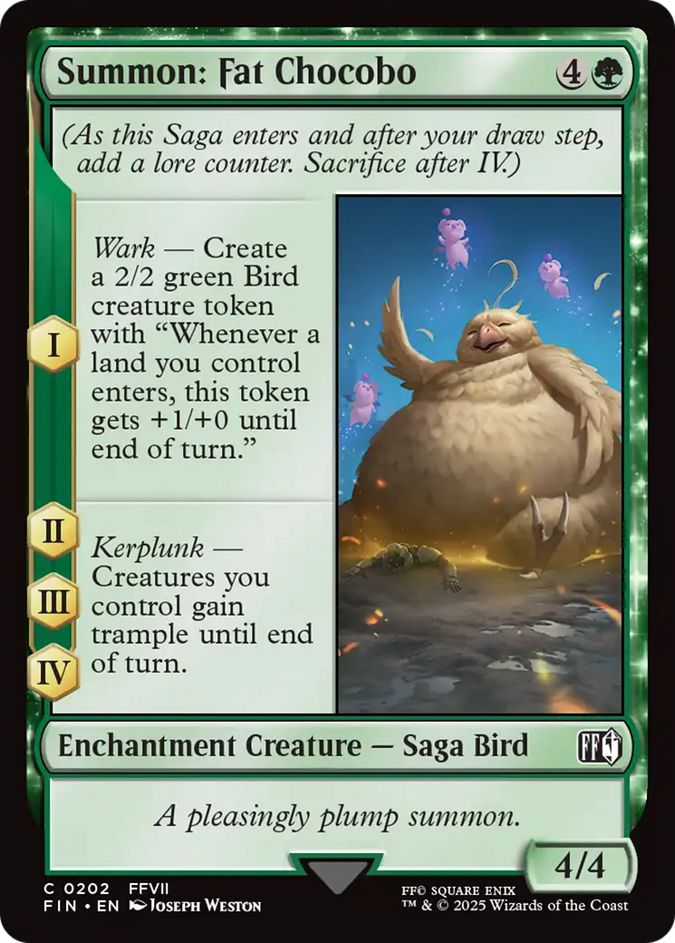 Summon: Fat Chocobo [FINAL FANTASY] | Gear Gaming Fayetteville