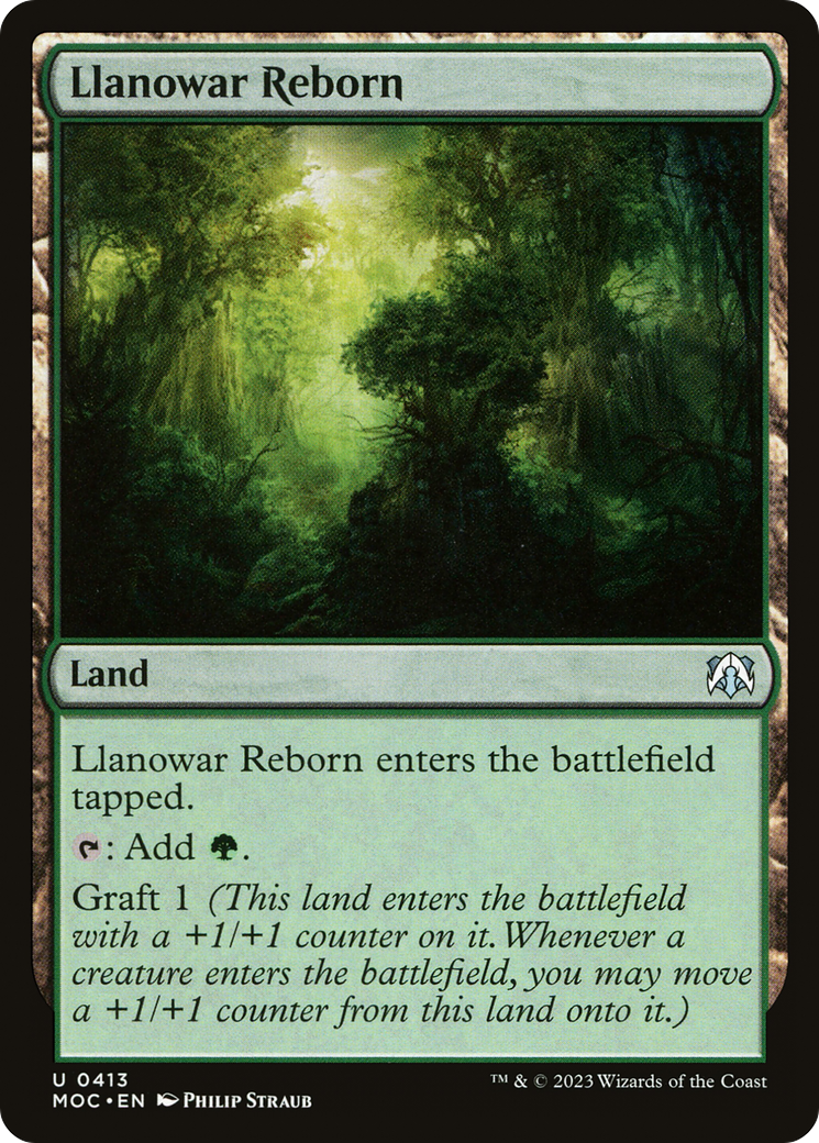 Llanowar Reborn [March of the Machine Commander] | Gear Gaming Fayetteville