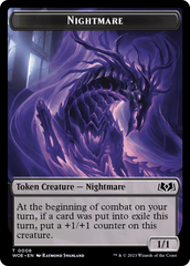 Nightmare // Food (0010) Double-Sided Token [Wilds of Eldraine Tokens] | Gear Gaming Fayetteville