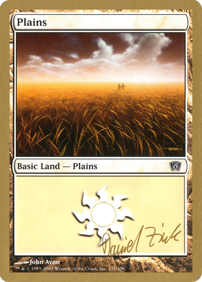 Plains (dz331) (Daniel Zink) [World Championship Decks 2003] | Gear Gaming Fayetteville