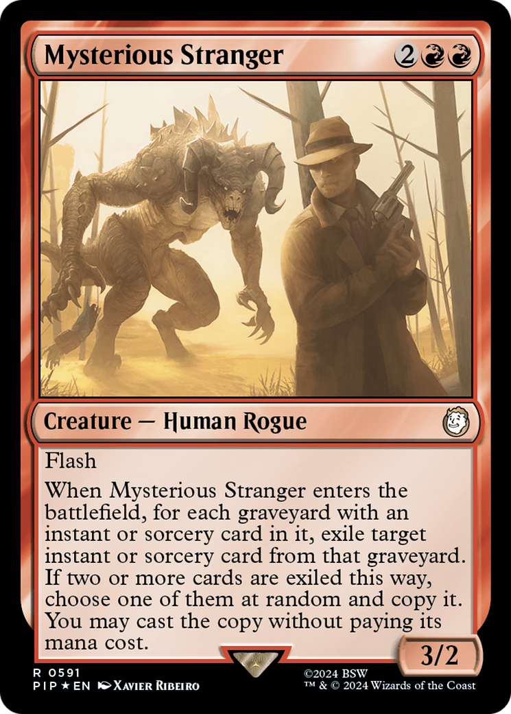 Mysterious Stranger (Surge Foil) [Fallout] | Gear Gaming Fayetteville