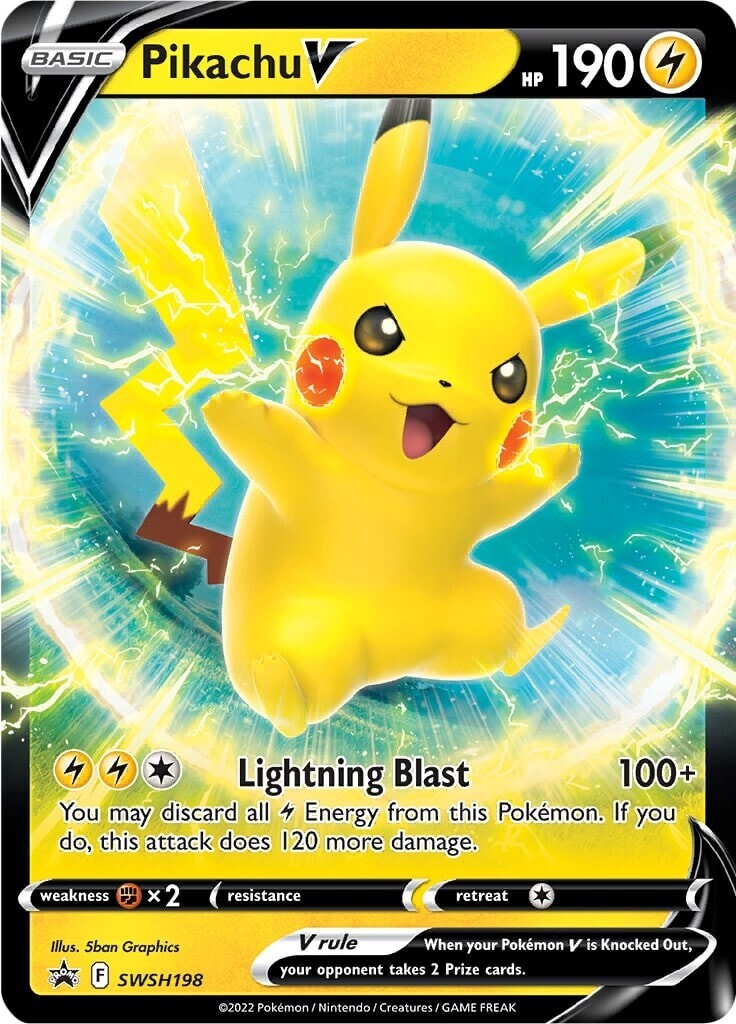 Pikachu V (SWSH198) [Sword & Shield: Black Star Promos] | Gear Gaming Fayetteville