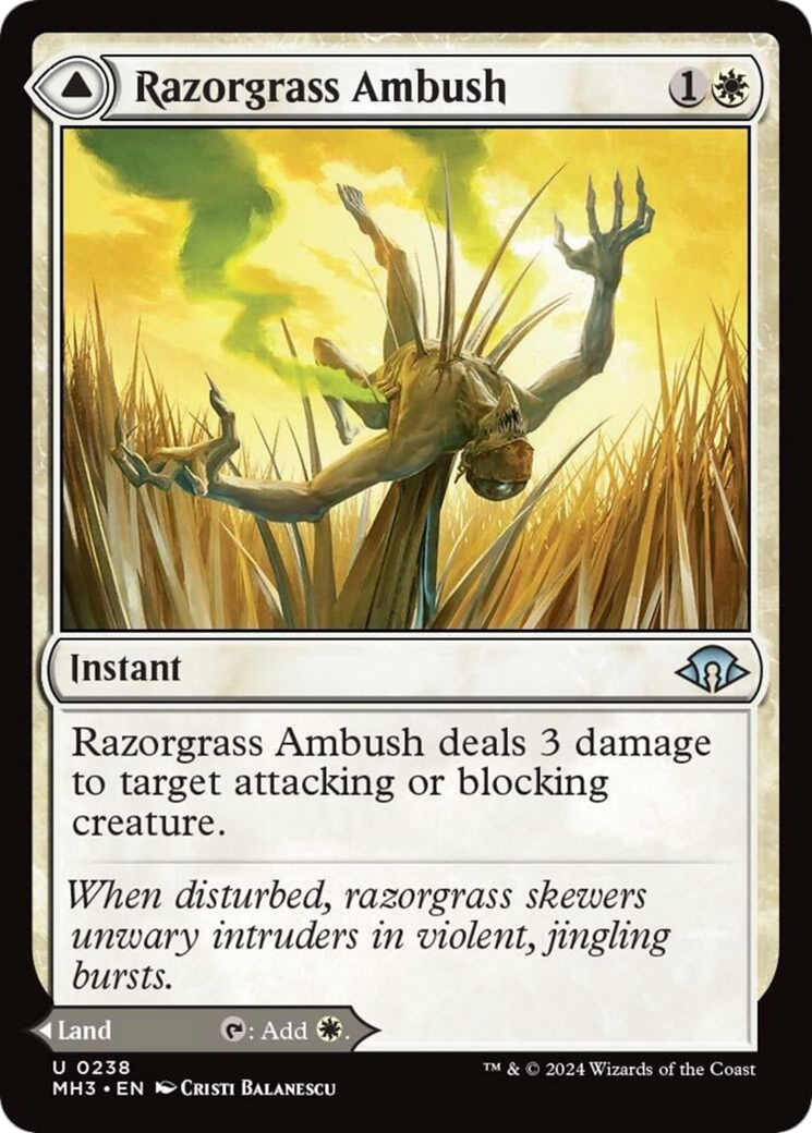 Razorgrass Ambush // Razorgrass Field [Modern Horizons 3] | Gear Gaming Fayetteville