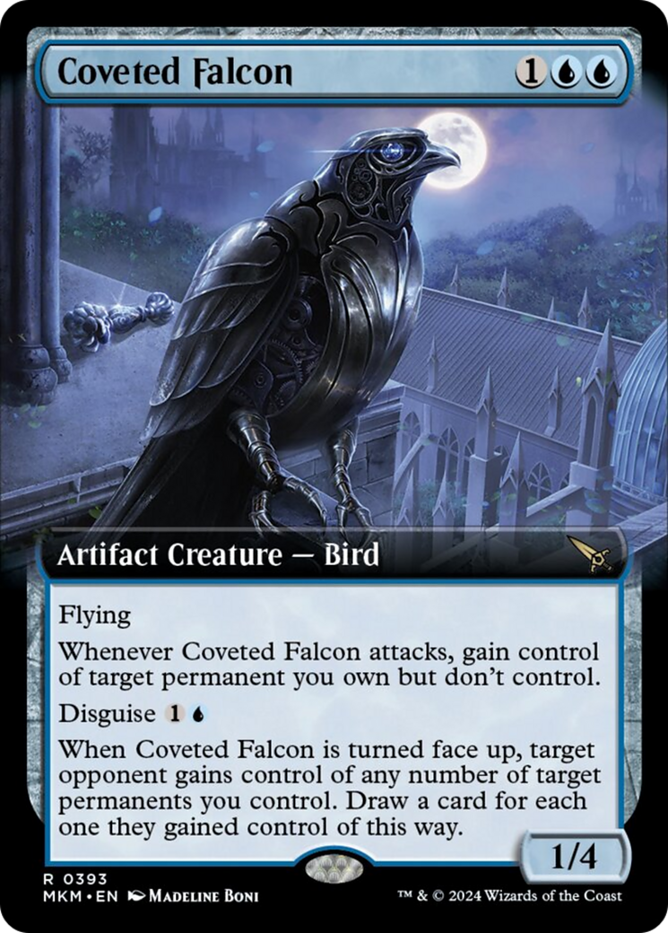 Coveted Falcon (Extended Art) [Murders at Karlov Manor] | Gear Gaming Fayetteville