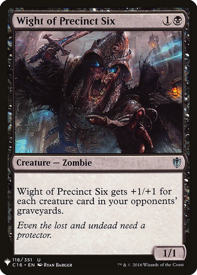 Wight of Precinct Six [Mystery Booster] | Gear Gaming Fayetteville