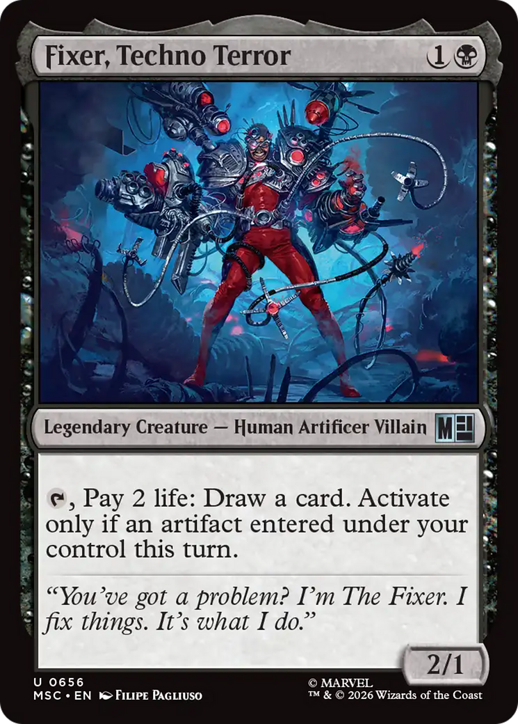 Fixer, Techno Terror [Marvel Super Heroes Commander] | Gear Gaming Fayetteville