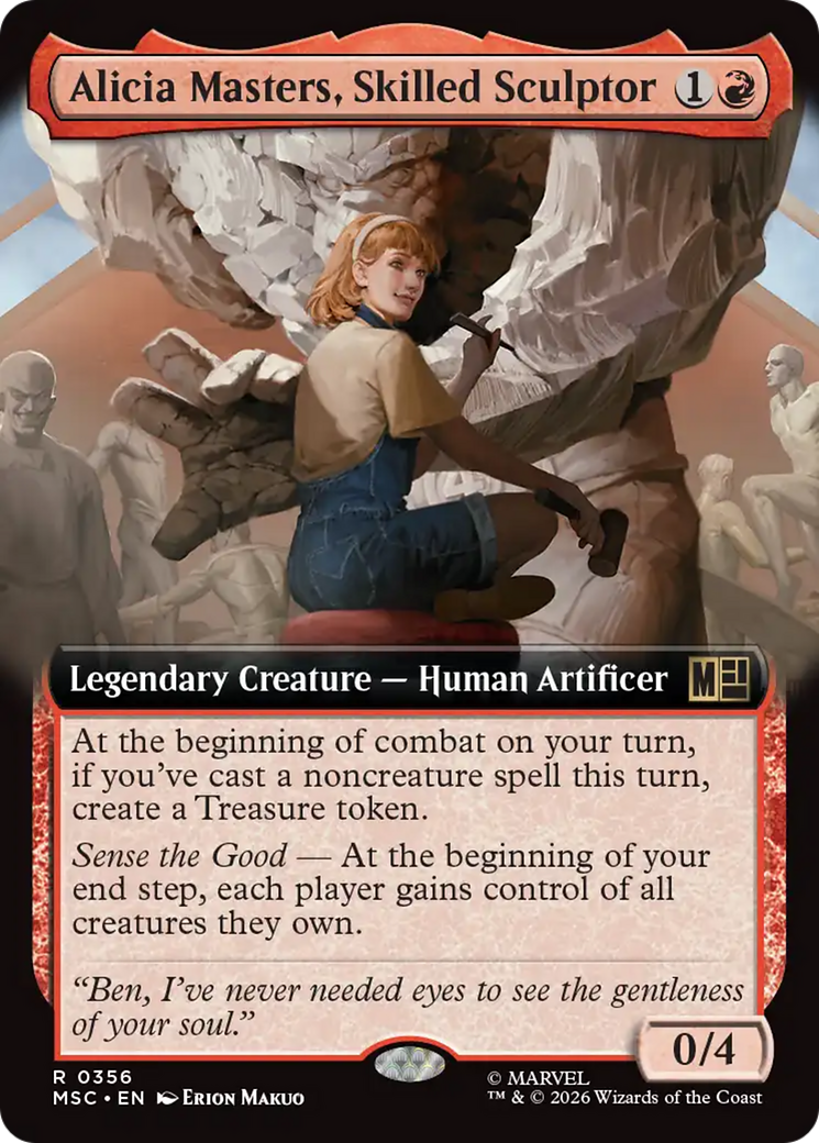 Alicia Masters, Skilled Sculptor (Extended Art) [Marvel Super Heroes Commander] | Gear Gaming Fayetteville
