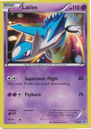 Latios (30/30) [XY: Trainer Kit 2 - Latios] | Gear Gaming Fayetteville