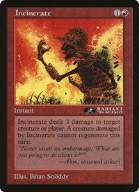 Incinerate (Oversized) [Oversize Cards] | Gear Gaming Fayetteville