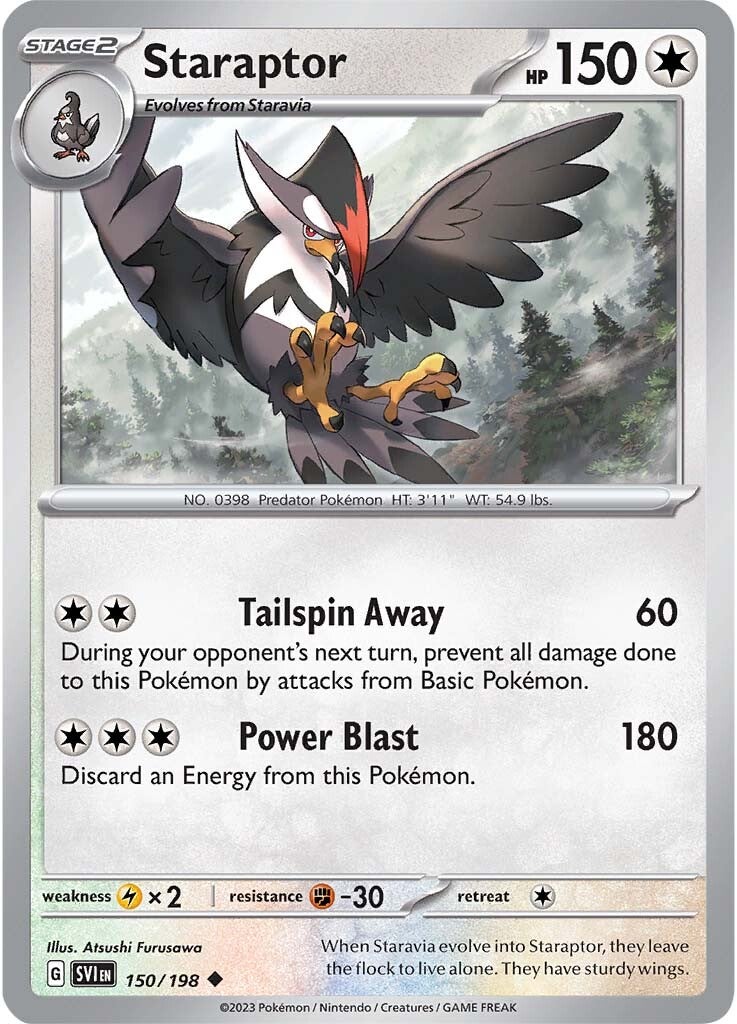 Staraptor (150/198) [Scarlet & Violet: Base Set] | Gear Gaming Fayetteville