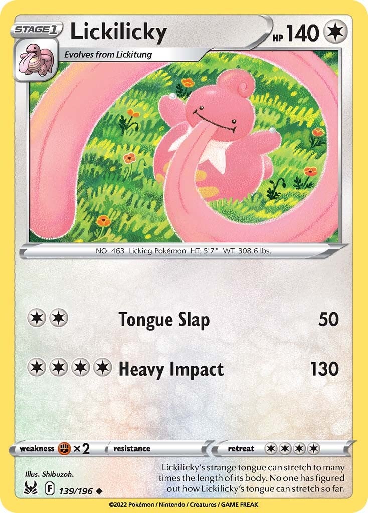 Lickilicky (139/196) [Sword & Shield: Lost Origin] | Gear Gaming Fayetteville