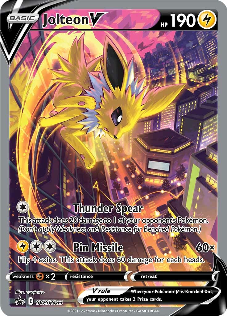 Jolteon V (SWSH183) [Sword & Shield: Black Star Promos] | Gear Gaming Fayetteville