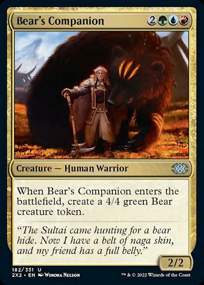 Bear's Companion [Double Masters 2022] | Gear Gaming Fayetteville