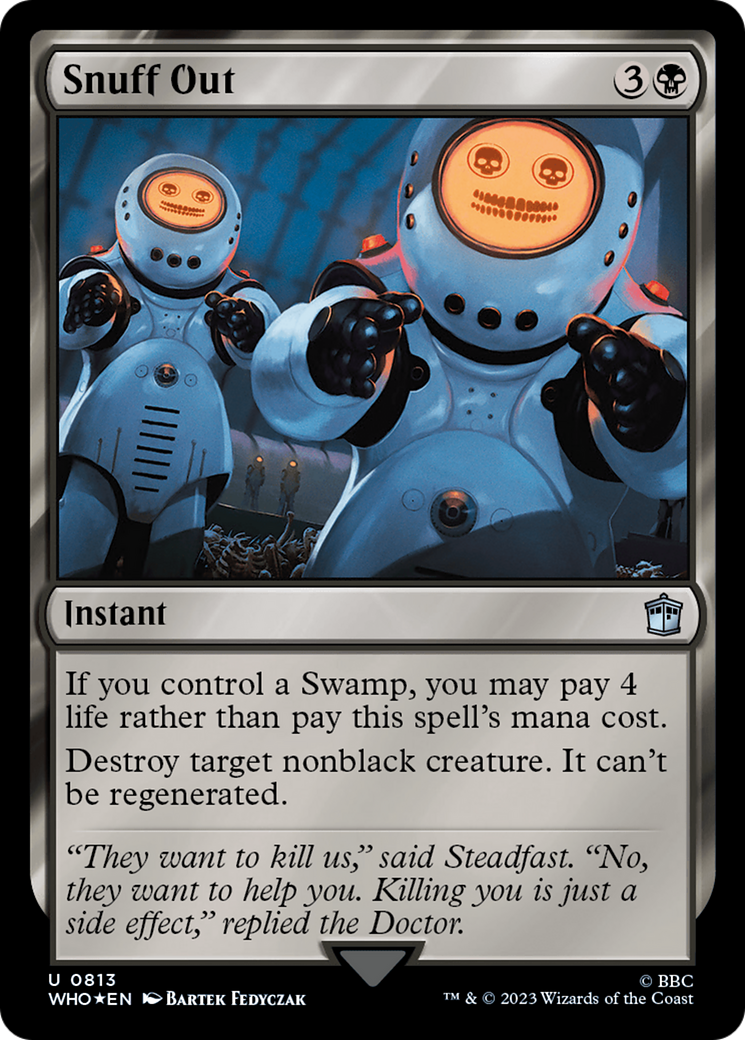 Snuff Out (Surge Foil) [Doctor Who] | Gear Gaming Fayetteville