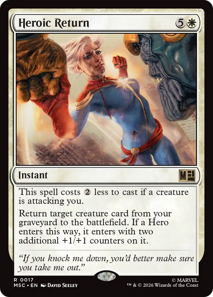 Heroic Return [Marvel Super Heroes Commander] | Gear Gaming Fayetteville