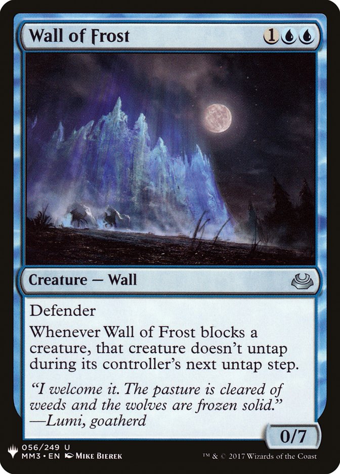 Wall of Frost [Mystery Booster] | Gear Gaming Fayetteville