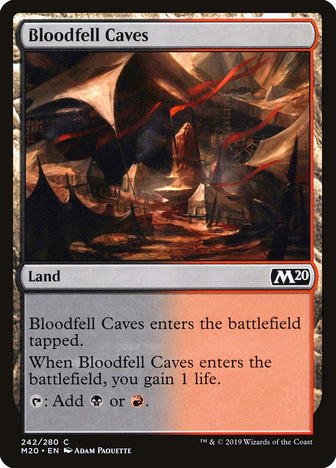 Bloodfell Caves [Core Set 2020] | Gear Gaming Fayetteville