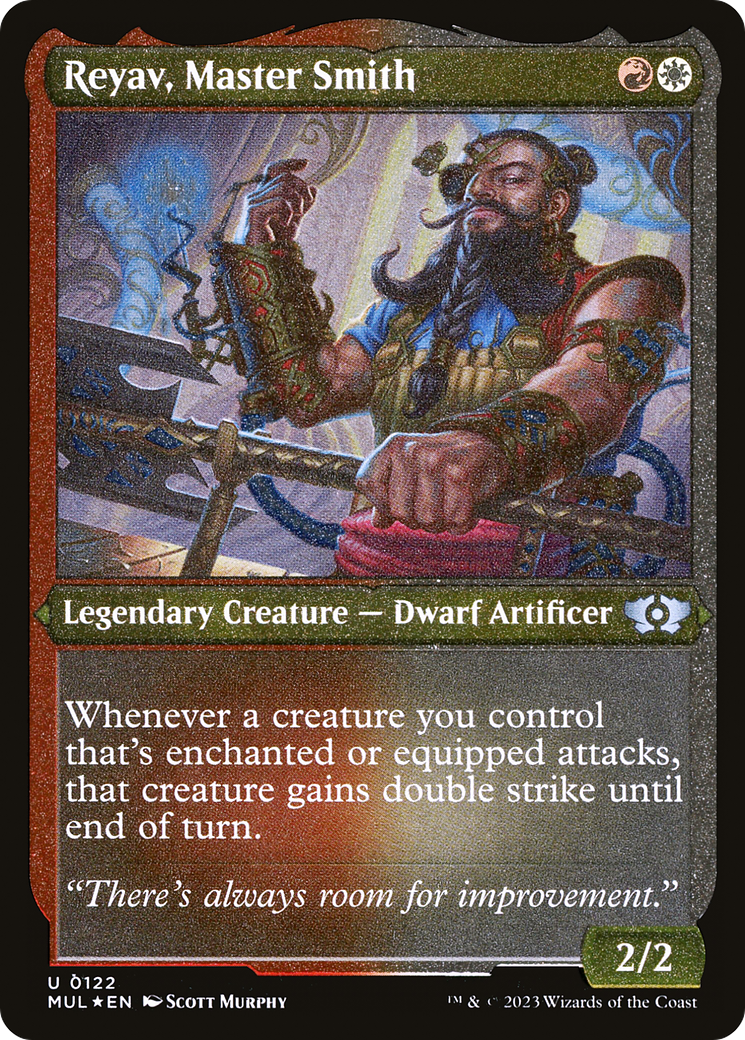 Reyav, Master Smith (Foil Etched) [Multiverse Legends] | Gear Gaming Fayetteville