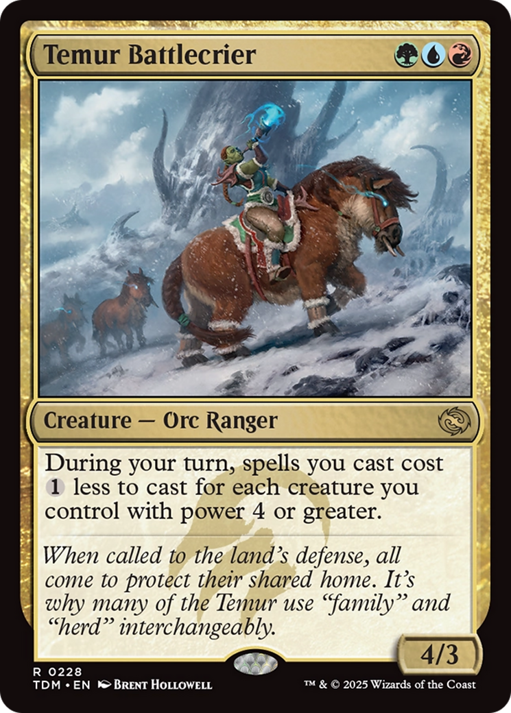 Temur Battlecrier [Tarkir: Dragonstorm] | Gear Gaming Fayetteville