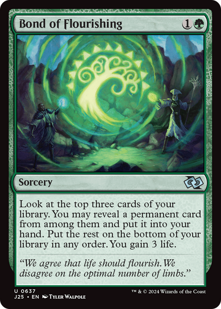 Bond of Flourishing [Foundations Jumpstart] | Gear Gaming Fayetteville