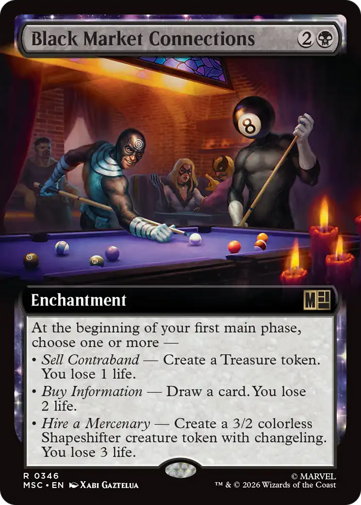 Black Market Connections (Extended Art) [Marvel Super Heroes Commander] | Gear Gaming Fayetteville