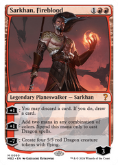 Sarkhan, Fireblood (White Border) [Mystery Booster 2] | Gear Gaming Fayetteville