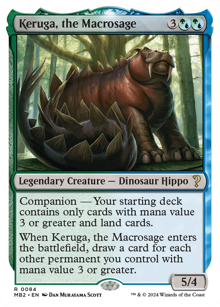 Keruga, the Macrosage (White Border) [Mystery Booster 2] | Gear Gaming Fayetteville