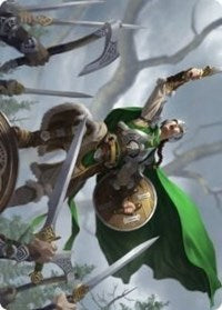 Maja, Bretagard Protector Art Card [Kaldheim Art Series] | Gear Gaming Fayetteville