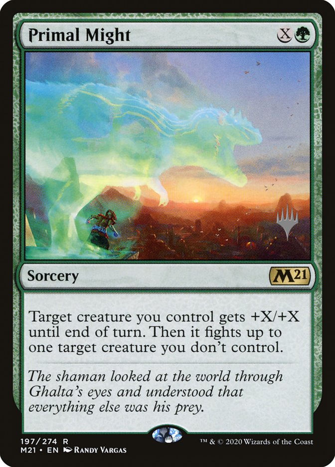 Primal Might (Promo Pack) [Core Set 2021 Promos] | Gear Gaming Fayetteville