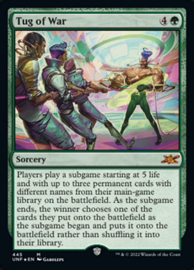 Tug of War (Galaxy Foil) [Unfinity] | Gear Gaming Fayetteville